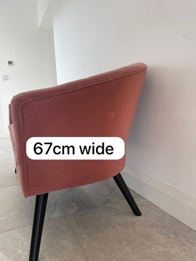 Pink 2 Seater Sofa