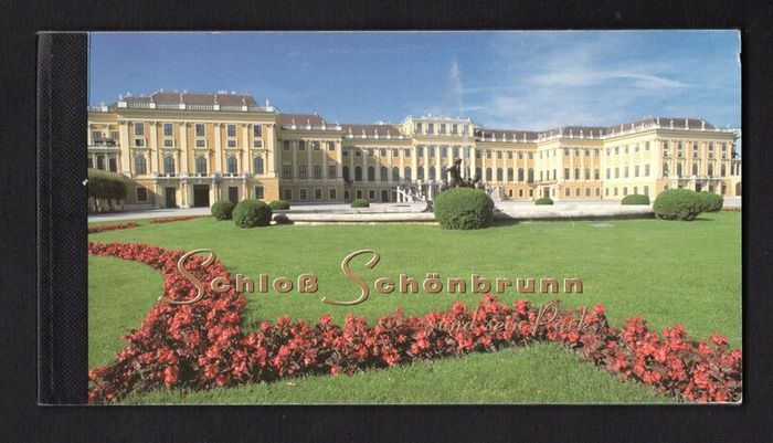 1998 United Nations Vienna World Heritage Sites Schonbrunn Palace Austria Stamp Booklet Mint Never Hinged (MNH)