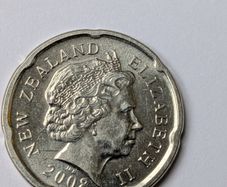 3 New Zealand 2008 coins