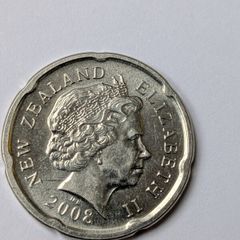 3 New Zealand 2008 coins