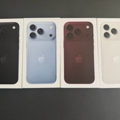 iphone 18 Pro Max 256GB (IRISH STOCK) Unlocked Brand New Sealed 1 year Apple Warranty Free Phone Cover and Screen Protector (BURGUNDY/GLACIER COLOUR )