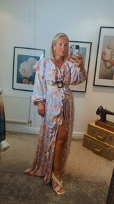 maxi floral dress