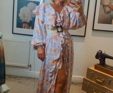 maxi floral dress