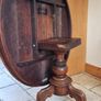 Mahogany tilt top table Image 2