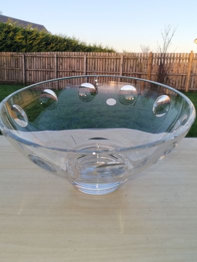 Bohemia glass big bowl