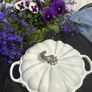 Le Creuset Pumpkin Casserole 24cm 3.8L Cotton Matte Cast iron Image 2