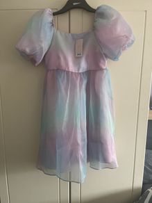 Lipsy organza party dress age 14