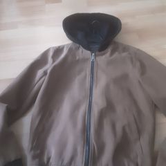 Jacket/Hooded Bomber Jacket .. Size: Small