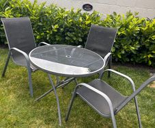 Garden table and chairs