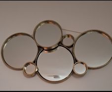 Gold Circles Mirror