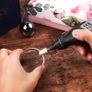 Rotary Tool, Cordless Rotary Tool 4V Power Potable Grinder with 31 Accessories and USB Cable for Recharging, Perfect for DIY Creation and Light Duty Image 2