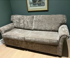 Velvet sofa