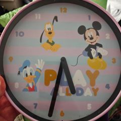 Disney kids clock