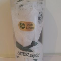 Irish Linen Lavender Sachet Made With Ladies Irish Linen Handkerchief New Payment by Paypal or Revolut