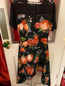 Black Floral Dress