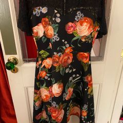 Black Floral Dress