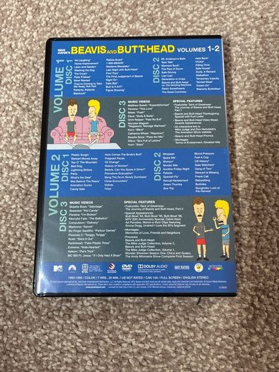 Beavis and Butthead dvd boxset REGION 1 ONLY