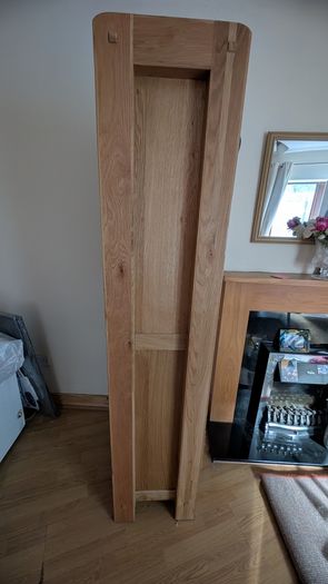 wood cabinet with light