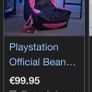 Pink PlayStation Bean Bag Chair Image 3