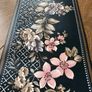 Vintage Crown Wallpaper Border Roll  Navy & Pink Floral (10 Meters) Image 2
