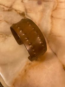 Vintage Wide Copper Cuff Bracelet