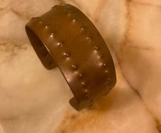 Vintage Wide Copper Cuff Bracelet