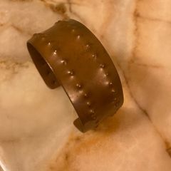 Vintage Wide Copper Cuff Bracelet