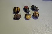 Tigers eye stone specimens