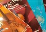 Violin music books