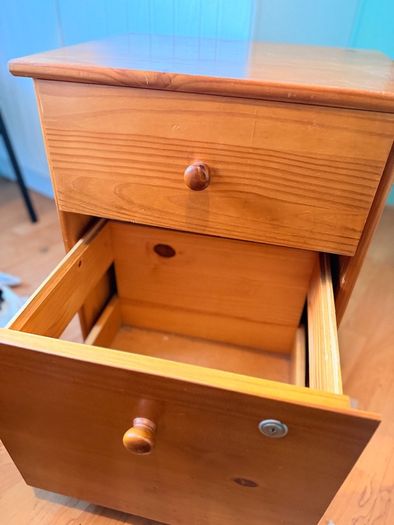 solid pine drawer