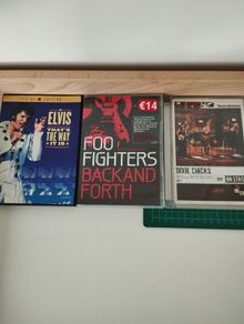 Music DVD Collection 5e each or 3 for 12e