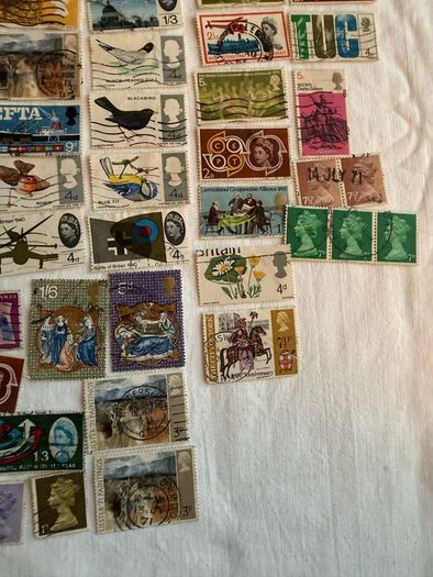 British pre decimal stamp collection