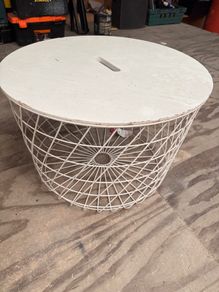 White storage box