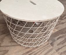 White storage box