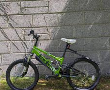 Apollo Phaze 20" Kids Full Suspension Mountain Bike Lime Green