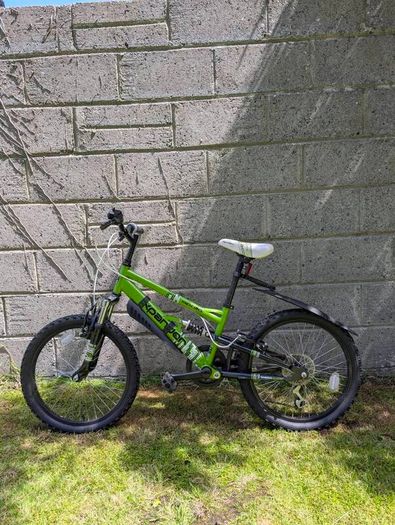 Apollo Phaze 20" Kids Full Suspension Mountain Bike Lime Green