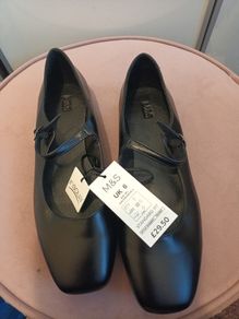 Brand new ladies flats with strap shoes insolia from Marks and Spencer