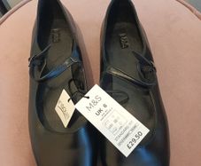 Brand new ladies flats with strap shoes insolia from Marks and Spencer