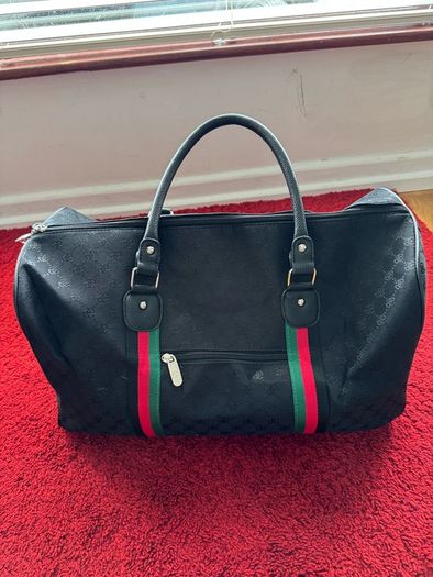 Brand New Men's Designer Inspired Holdall Gym  Duffel Cabin Travel Case Bag