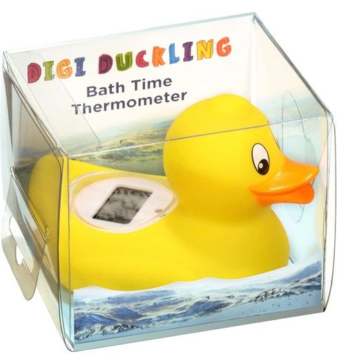 Duckling Digital Water Thermometer and Baby Bath Time Toy, yellow (FREE POSTAGE)