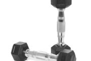 1 Kg Hex Rubber Dumbells Pair