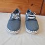 clarks cloudsteppers step glow lace sneakers Size 4.5 eu 37.5 blue canvas in new condition Image 2