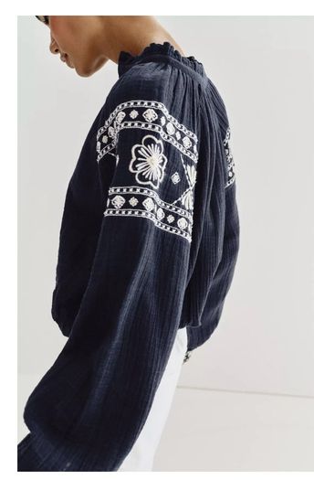 Zara Pattern Blouse