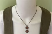 Rustic flower jewellery matching setset