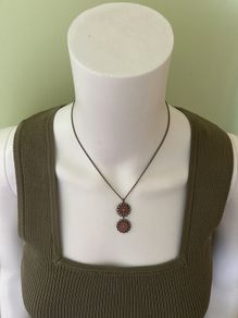 Rustic flower jewellery matching setset