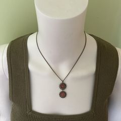 Rustic flower jewellery matching setset