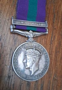 Militaria medal WW1 malaya campaign 1918 with name