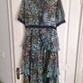 Animal printed tiered dress Image 3