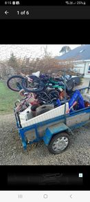 scrap metal collected