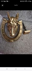 Brass door knocker